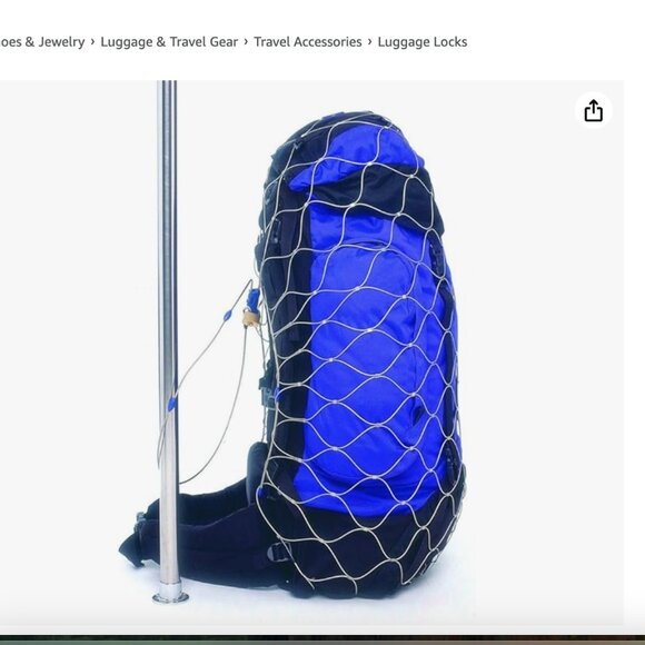 New Pacsafe Lockable Backpack Protector - Picture 1 of 3